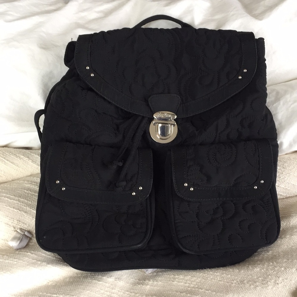 Vera Bradley Black Backpack